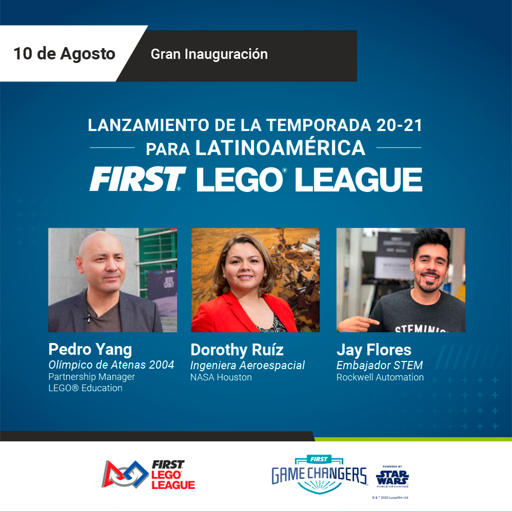 PCIS_UNIMINUTO's tweet photo. Latinoamérica se une en torno al FIRST LEGO League, la comunidad de experiencias STEM más importarte del mundo.
Lanzamiento de la temporada 20-21 de FIRST LEGO LEAGUE “GAME CHANGERS”.
Del 10 al 13 de agosto. 4:00 pm
Regístrate: https://t.co/BQ8b2LqqU3
#LATAMFLL #SomosPCIS https://t.co/yRSazrMY24