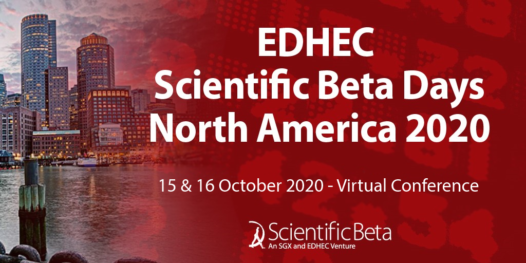 ScientificBeta's tweet photo. EDHEC Scientific Beta Days North America 2020 conference goes virtual https://t.co/RWyff7TzsM
Oct 15&16 10.30am - 2.30am EST #EDHECScientificBetaDays #smartbeta #factorinvesting #factorallocation #ESG #ESGinvesting #Lowcarboninvesting #smartbetainvesting
@EDHEC_BSchool https://t.co/06oPisy1an