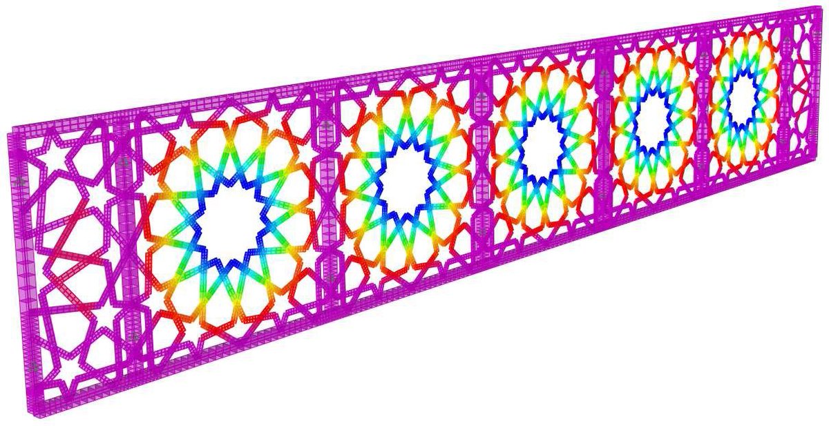 Proposed Aluminum Panel Façade Framing in #UAE: decorative aluminum panels on steel frames for 16-story #residential building with basement, our role was structural analysis and design calculations, SHS steel framing support, and anchorage fixings:  
cas-engineers.com/pf/proposed-al…