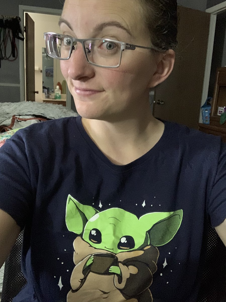 juleswoz712's tweet photo. On Thursdays we wear Baby Yoda shirts, all ready for day two of #wsdlearn! https://t.co/SivjATFXC7