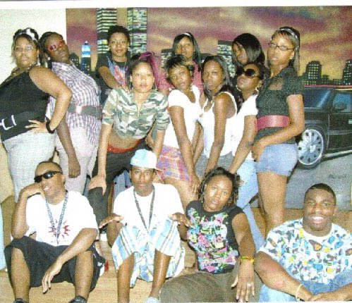 SirRoute's tweet photo. Happy Bday to my good brethren @SlimHardawayy 
Neon 06 summer, this nigga did a photobomb cuz I damn sure ain’t know em then lls we tore the gogo scene up ever since 

 #ripRamon https://t.co/QvWxvpNE63