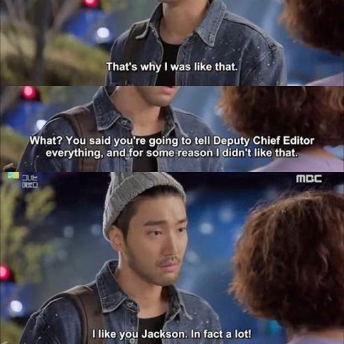 REASON 3: When he knew about the difficult circumstance that Hye-jin was facing, he tried to keep it to himself, telling himself he shouldn't get involved. BUT DAMN, HE JUST CAN'T STOP HIMSELF, HE FELL FOR HER. :(