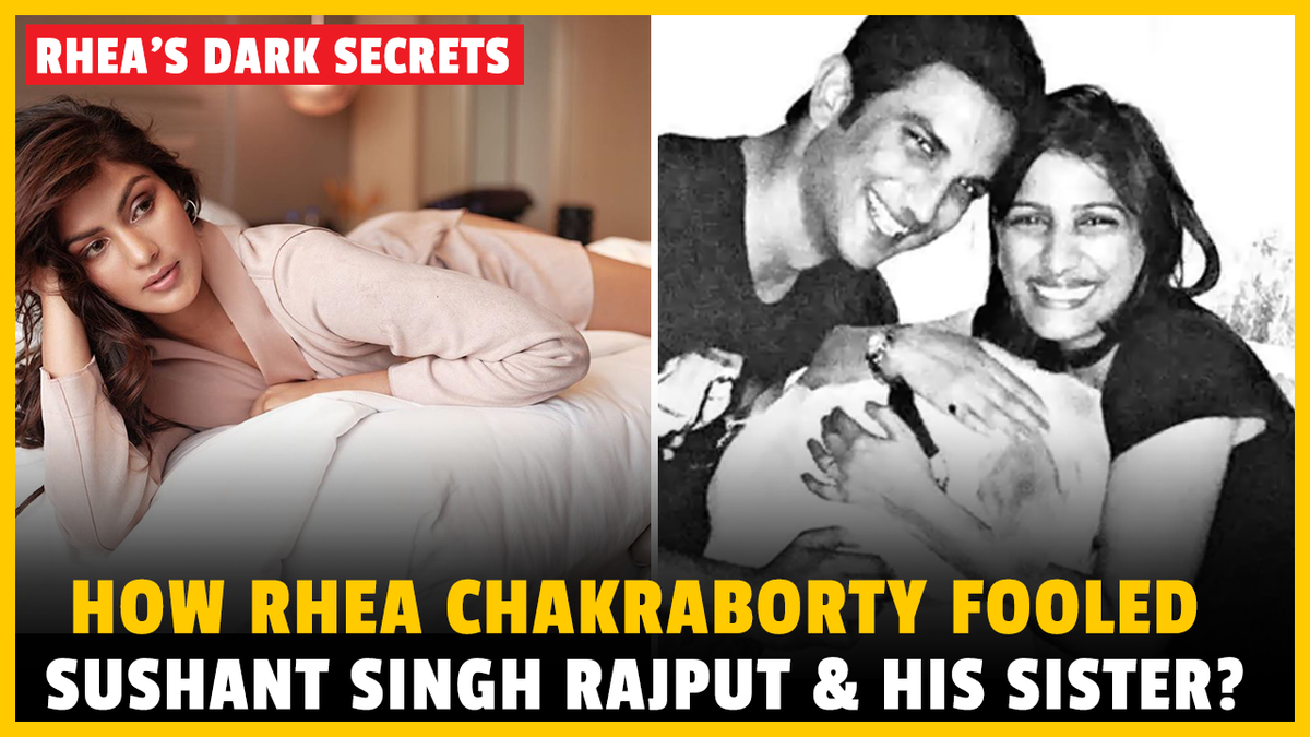 Folkbuzz8's tweet photo. Rhea Chakraborty Fooled Sushant Singh Rajput and His Sister | Rhea's Dar... https://t.co/2z3ZKucFlb via @YouTube 
#RheaChakraborty #JusticeforSushantSingRajput #JusticeforSSR #SushantRheaTwist https://t.co/R133hqx4JF