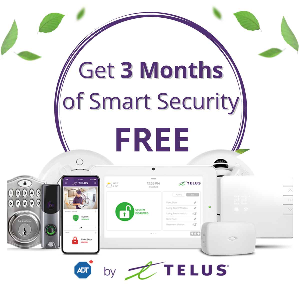 CITechTweets's tweet photo. ‼️LIMITED TIME OFFER‼️
Get 3 months of security for FREE and $0 installation fee until August 13, 2020, with #ADT by #TELUS!
https://t.co/FEqtauLBm7
#ADTbyTELUS #smarthomesecurity #businesssecurity #doorbellcamera #smartthermostat #smartlights #smartsmokesensor #smartlock #deals https://t.co/8079ZYddto