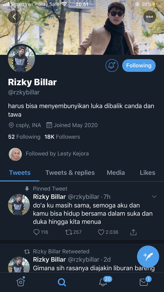 ermaaaaaaa's tweet photo. @RizkyBillar Wah akun siapa yang ini??? https://t.co/rWbXY43ULh