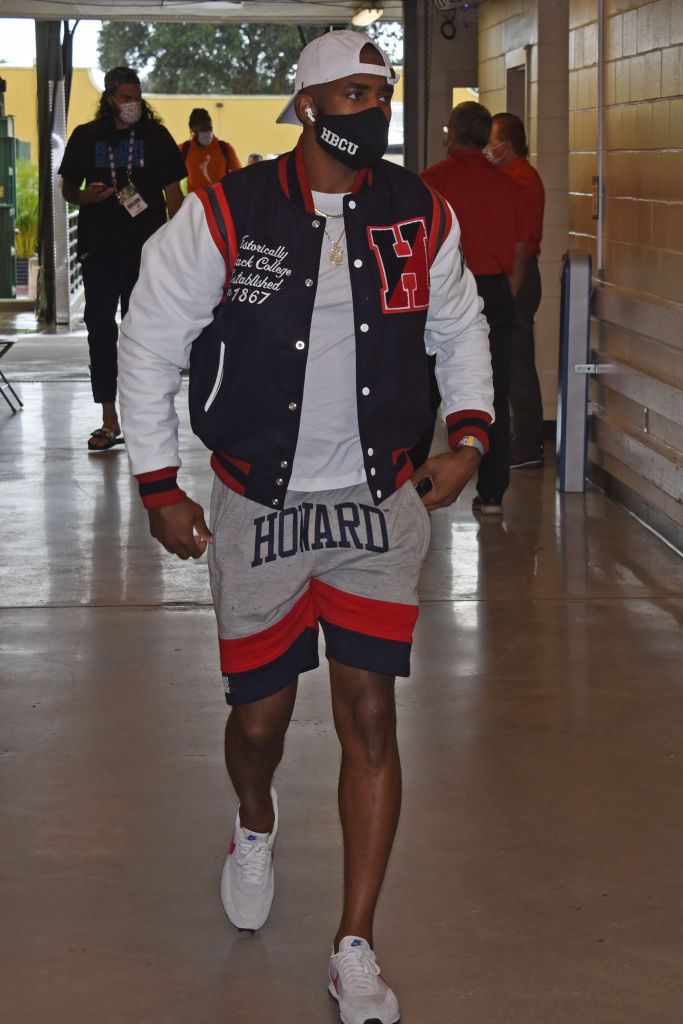 HBCU Chris Paul Patch Jacket | American Basketball Chris Paul Varsity Jacket