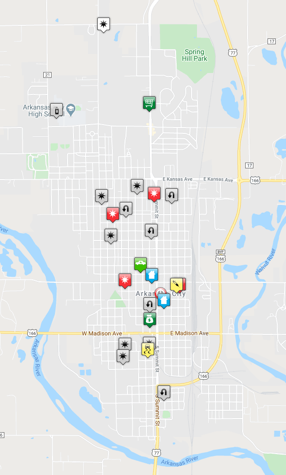 ArkCity_Police's tweet photo. Do you know what kind of crime occurs in Ark City, or where those crimes happen? You can view current crime maps by visiting https://t.co/nKY8BWVUrA! https://t.co/1po5n5m5F0