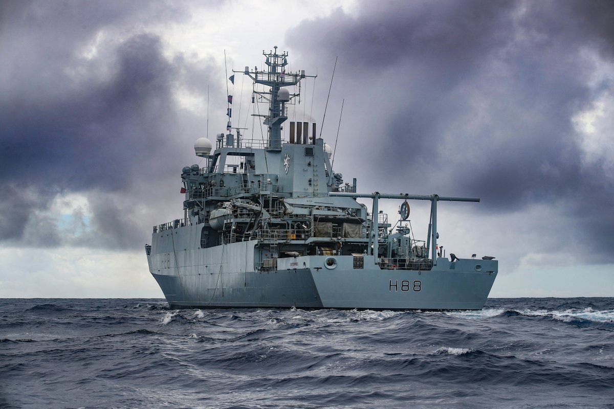 RoyalNavy's tweet photo. Survey ship @HMSEnterprise will head to #Lebanon as part of UK support following the explosion in the Port of Beirut. The ship is currently in Cyprus and will soon deploy.

🔗 https://t.co/0BAylXsgf6 https://t.co/9yR414YCr9