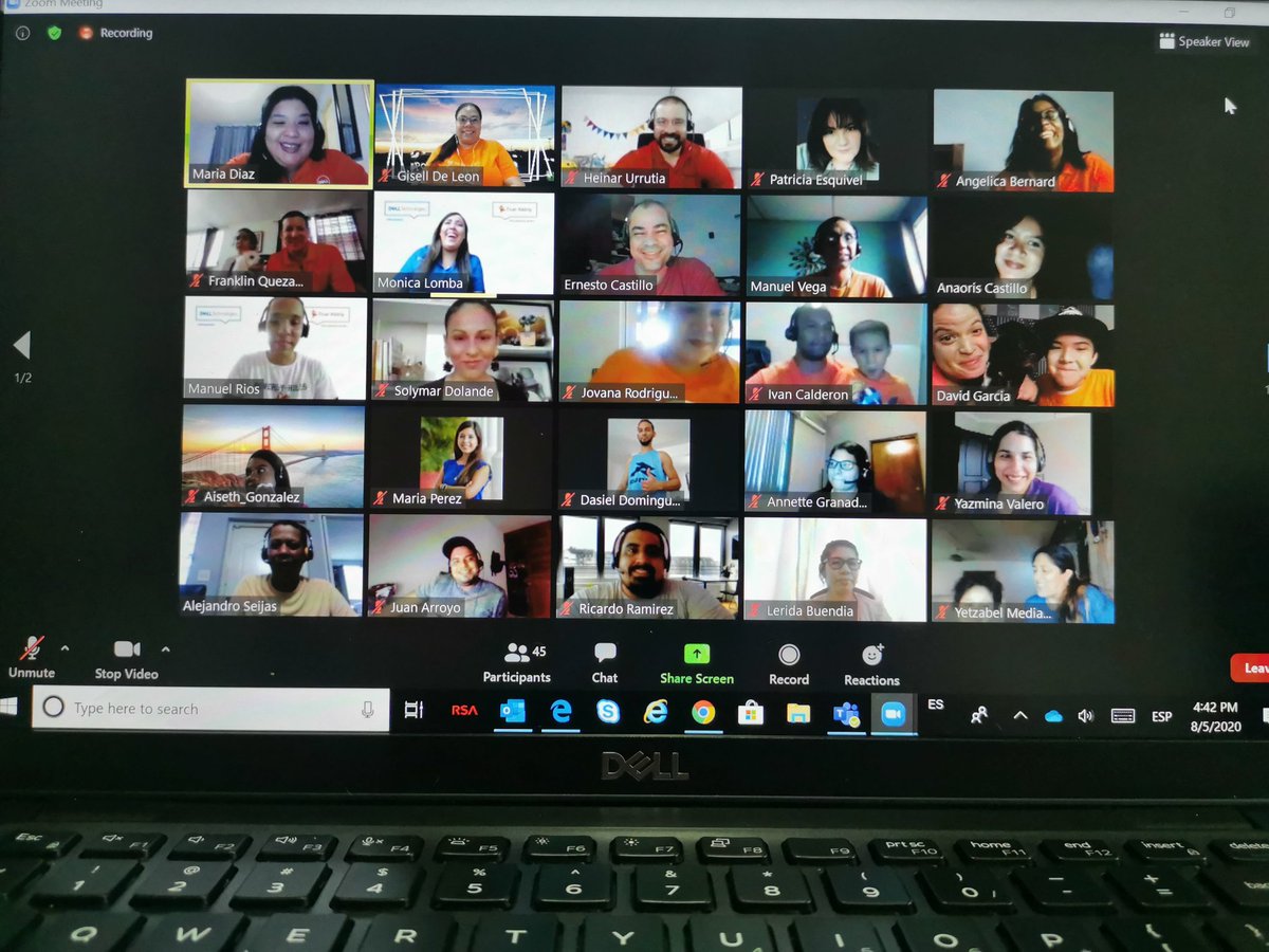 GisellDeLeon's tweet photo. Ayer se realizó el 1er All Hands Virtual del equipo de True Ability Panamá @DellPanama cargado de energía positiva, con un equipo extraordinario, invitados de lujo, una dinámica fenomenal "La Palabra No, No Existe" #TrueAbilityLATAM #Iwork4Dell #JuntosCreamosImpacto #PonTuMarca https://t.co/8s17NfGOtv
