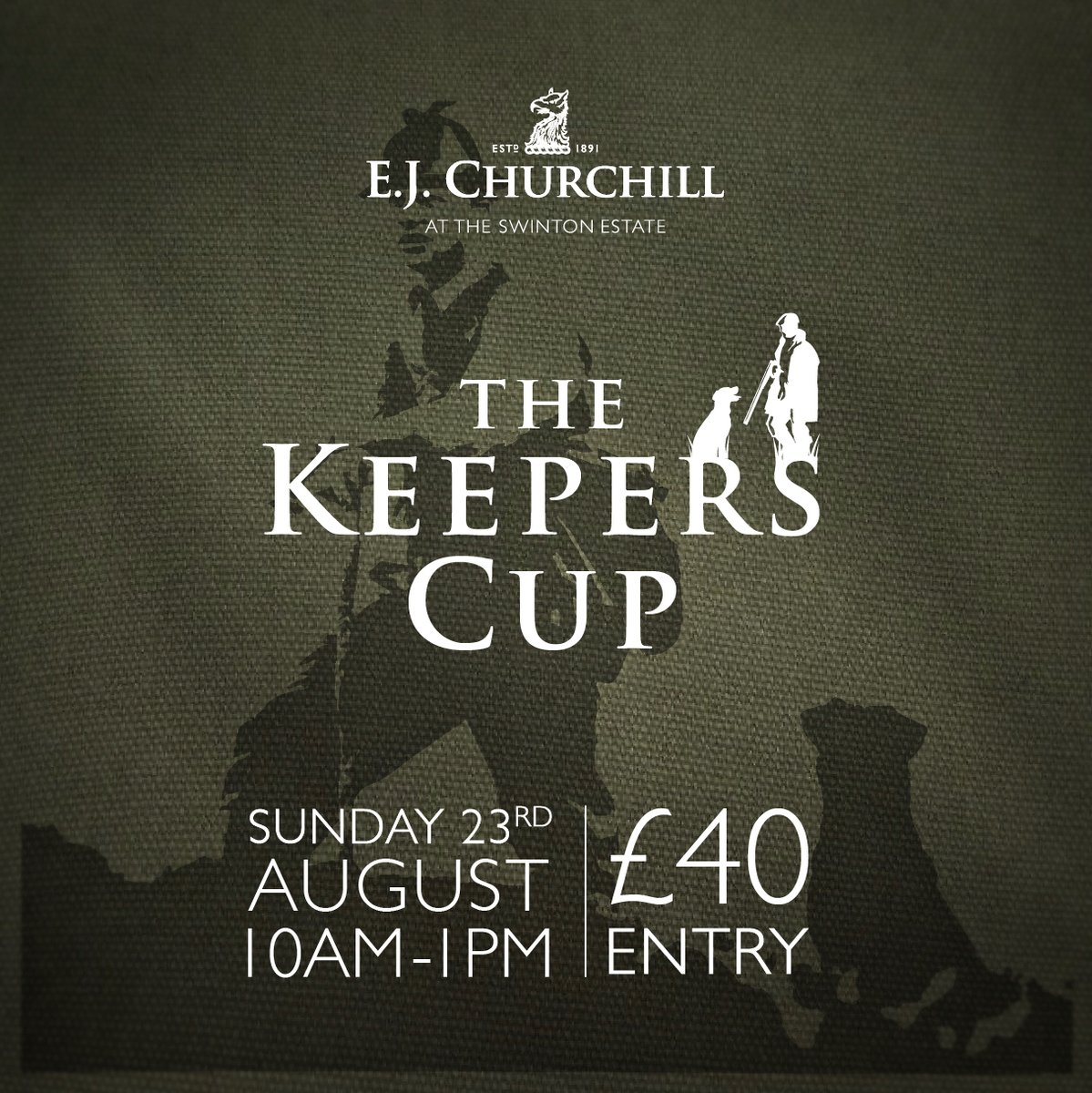 ejcswinton's tweet photo. Spaces are filling up for The Keepers Cup 2020!

Taking place on Sunday 23rd August 2020 from 10am-1pm at E.J. Churchill Shooting Ground At The Swinton Estate.

It is £40.00 per person and you will need to book in advance, call us on 01765 357997 or email swinton@ejchurchill.com https://t.co/2L9VLQMe3R