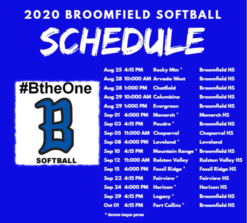 Here's the first look at our 2020 Varsity game schedule! 
#BtheOne | #TEAM21