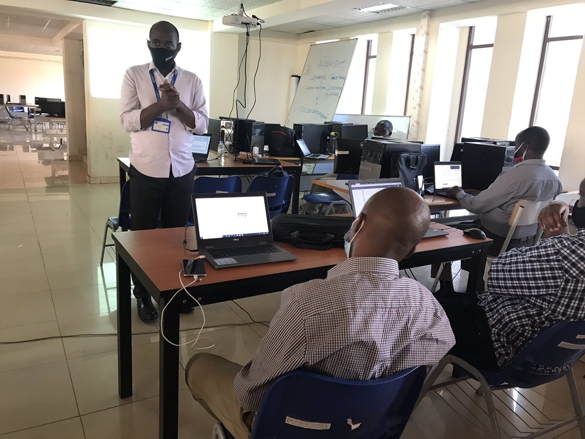 UR_CoE's tweet photo. 6th August 2020: Day 1 of the 2nd session of the 3-day Training Workshop on Accelerated Uploading of Modules on #UReLearningPlatform for UR-CE academic staff based at Rukara Campus. The training has been organized by UR-CE for quality improvement of online modules. https://t.co/htqQV01L7r