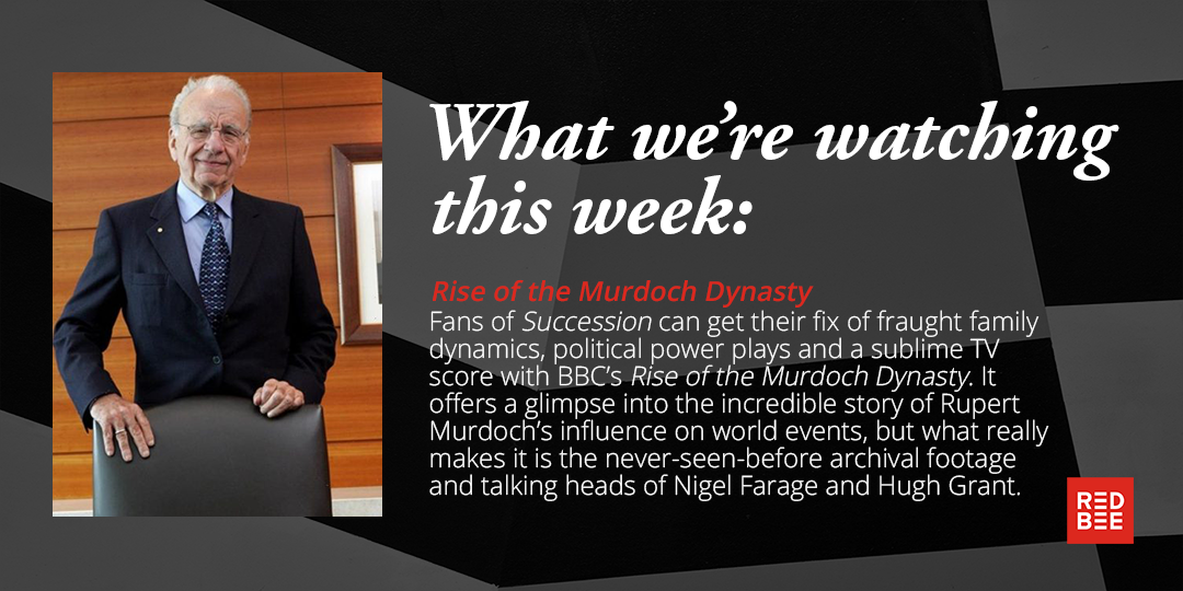 RedBeeCreative's tweet photo. Fans of #SuccessionHBO - you'll enjoy this... 
#RiseOfTheMurdochDynasty #RedBeeRecommends @BBCiPlayer @BBCTwo https://t.co/rsKc51yuJS
