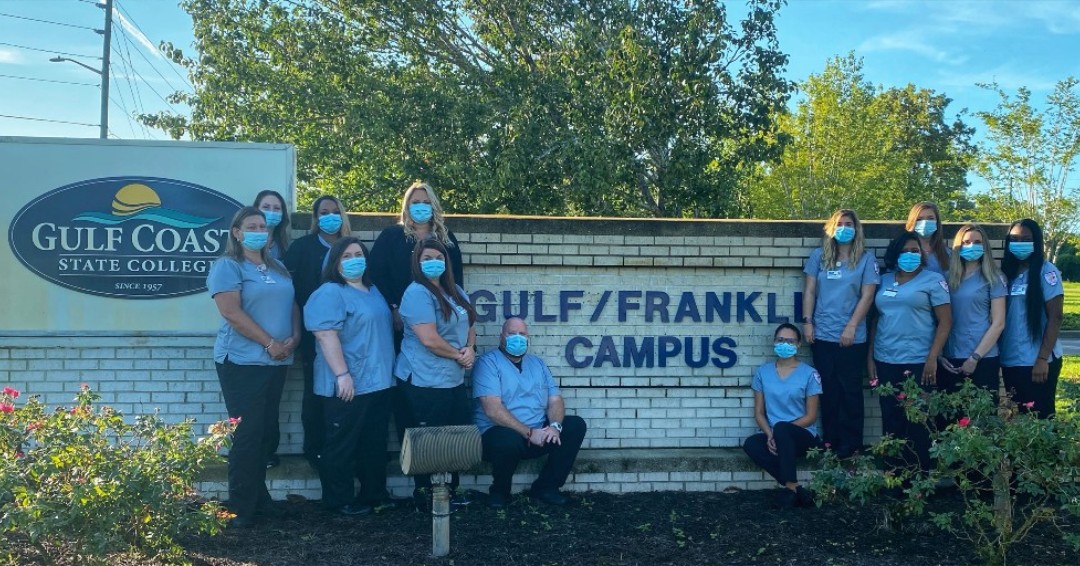 GCSC1957's tweet photo. Today marks the 20th anniversary of the GCSC Gulf Franklin Campus Practical Nursing program and we are so proud of our graduates! They have been faced with so many obstacles, but have persevered through them all! #GulfCoastStateCollege #GCSCstrong https://t.co/qUNuHhJfmu