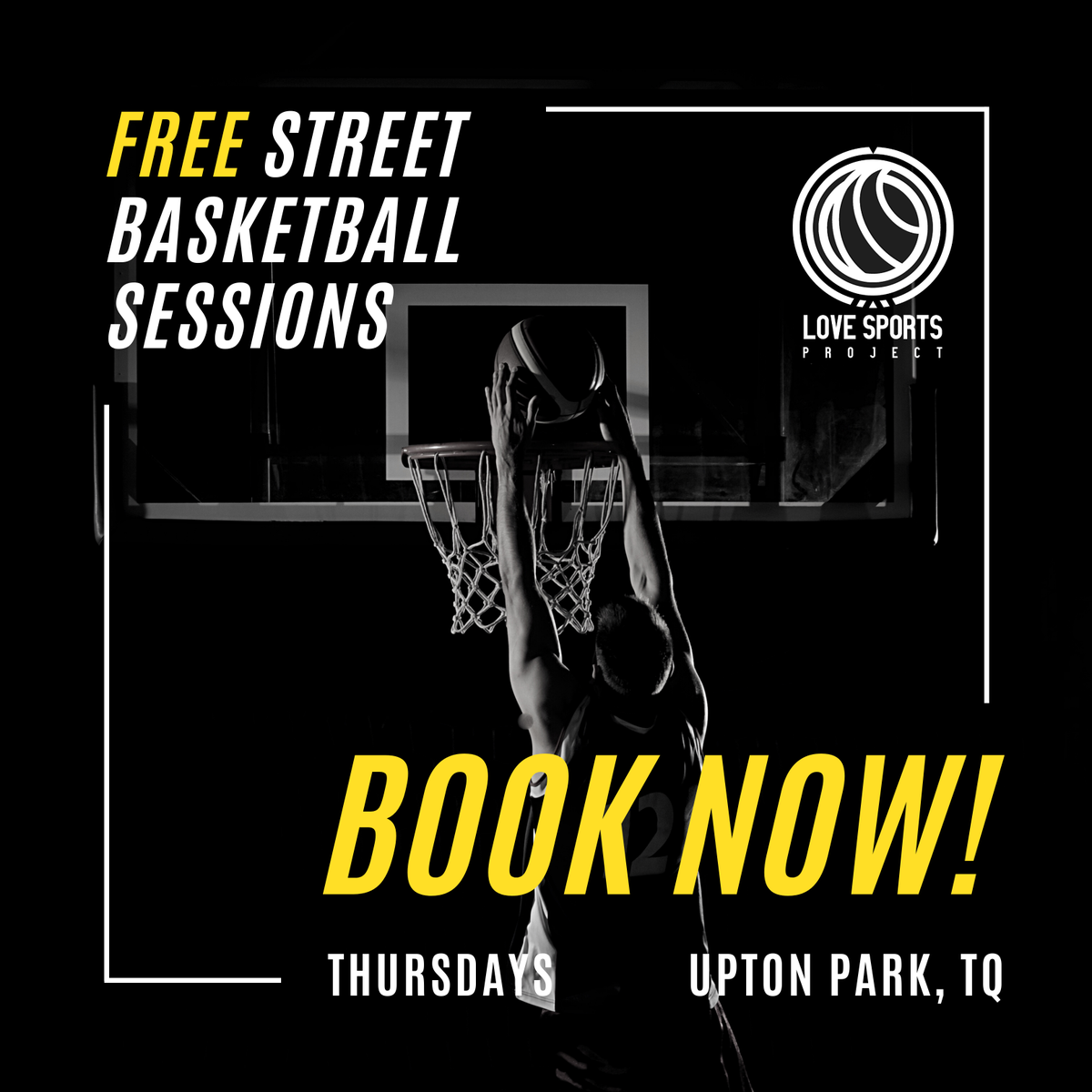 NOVAStreetUK's tweet photo. #FREE Street #Basketball Sessions 🏀

• All abilities welcome
• Ages 8-16
• Throughout Summer
• Thur 6:30-7:30pm
• Lymington Road #Torquay

Join us for fun individual skills &amp; drills sessions ⛹️⛹️‍♀️

Booking essential due to COVID compliance ⤵️
https://t.co/aPH6kFsWDT

#Torbay https://t.co/AaqWFmdpiz