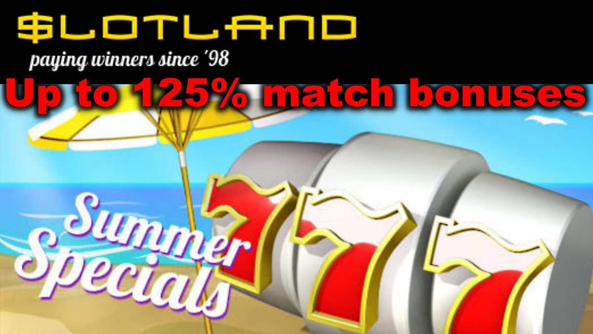 Slotland bonus codes 2017