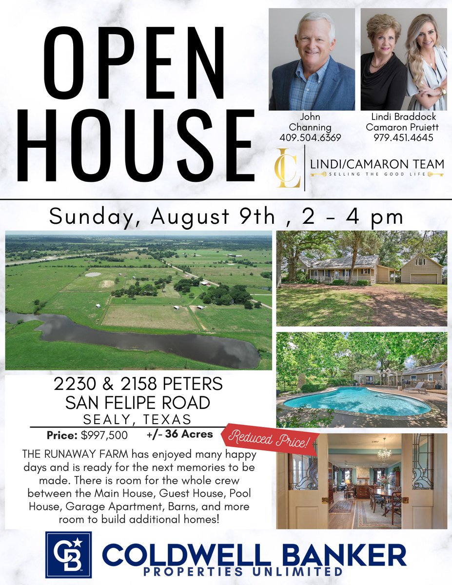 scbor_texas's tweet photo. ***OPEN HOUSE SUNDAY EVENT***
Share these flyers with your clients and in your office.
#openhouse #SCBOR #august #Sunday https://t.co/6rXgjV58Uo
