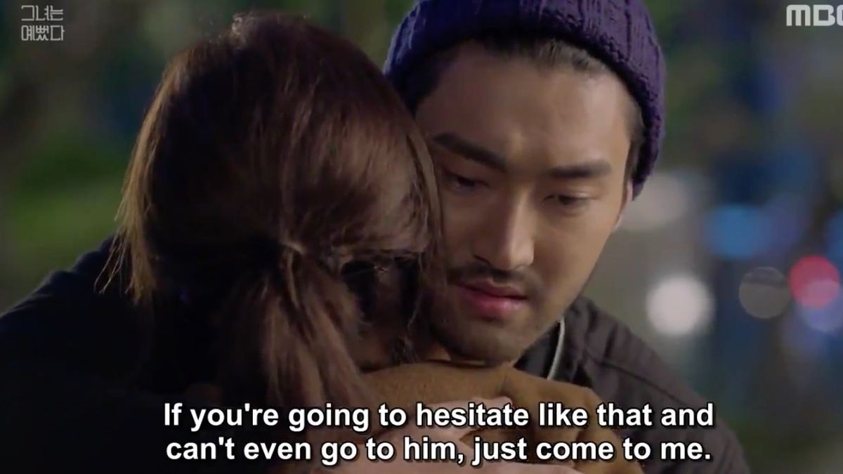 REASON 9: He knew where he stood. He was always asking her if she could just give him a chance. HOLD UP IM CRYING