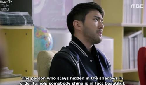 REASON 8: When we're in the dark and can't seem to see our own worth, somebody sees it, the way he saw through her.
