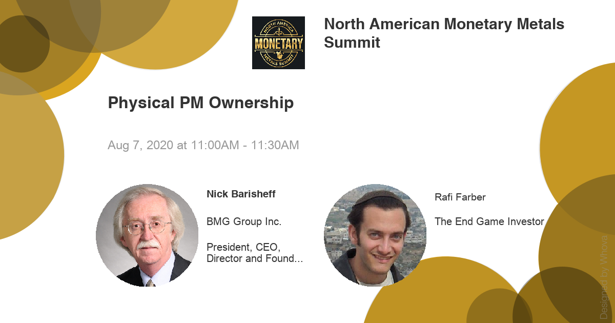 freedom_rpt's tweet photo. There is nothing like holding an ounce of pure gold or silver in your hand. But is physical ownership of precious metals the right way to hold them in your portfolio? We tackle the myths surrounding owning physical gold and silver. #NAMMS @BMGGroupInc @RafiFarber https://t.co/Scg9avq8xf