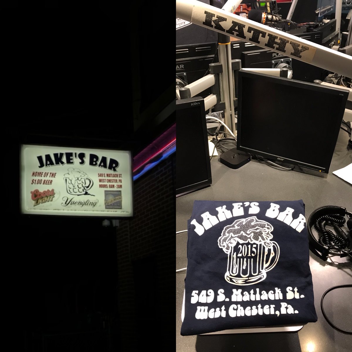 If you went to West Chester University you know Jake's Bar and their shirts.

What was your schools college bar?