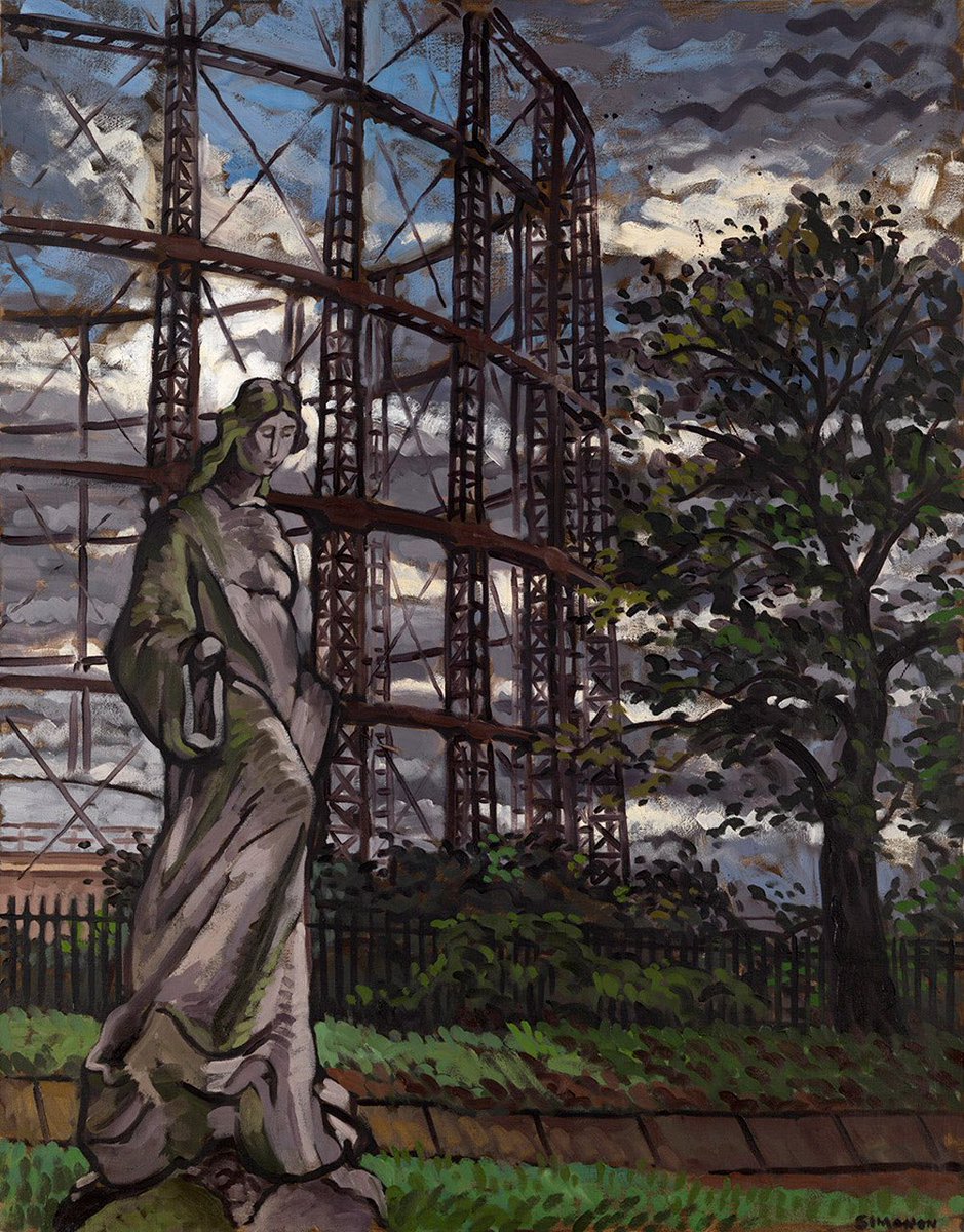DeCromarty's tweet photo. #Simonon es un artista outsider, y usa la pintura como medio de autoconocimiento y enfoque personal, como refugio a veces. Gusta de pintar bodegones y naturalezas muertas, que él pinta "porque son autorretratos". También pinta los paisajes urbanos de su infancia y vida.

Sigue👇🏽 https://t.co/mAqwKgZJm1