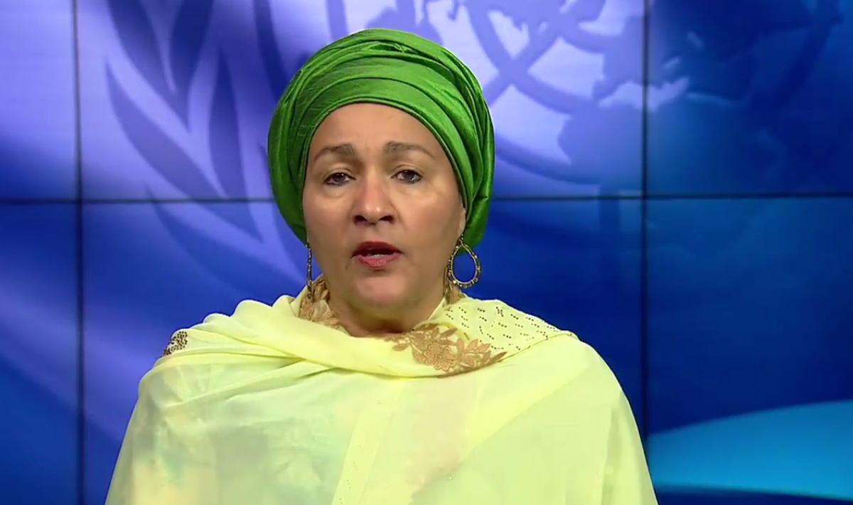 "Sexual violence  in any form is simply violence, there is no excuse, no justification &amp; there must be zero tolerance''<a href="/AminaJMohammed/">Amina J Mohammed</a> message at the virtual  conference for traditional &amp; religious leaders on Ending Violence against women &amp; girls.
<a href="/EUinNigeria/">EU in Nigeria 🇪🇺🇳🇬</a> 
<a href="/GlobalSpotlight/">Spotlight Initiative</a>