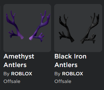 Ta Spooky Alex On Twitter Did Roblox Just Really - how to get the black iron antlers on roblox 2020