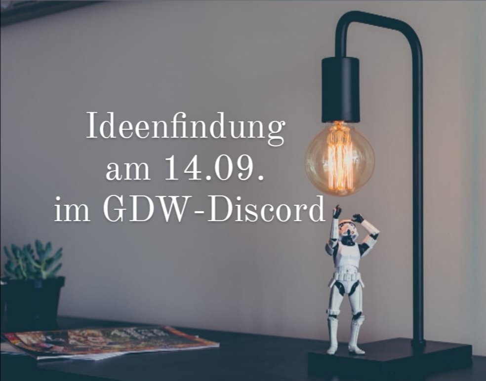 Hier werden letztendlich die Projekte für die GDW definiert und festgelegt. 

Du hast hier die Möglichkeit, deine Vorstellungen und Wünsche in das Game Design der Spiele einzubringen und bereits mit anderen Teilnehmern ein Team zu bilden. 

#gdwonlineedition #gdwtrier #gdw2020