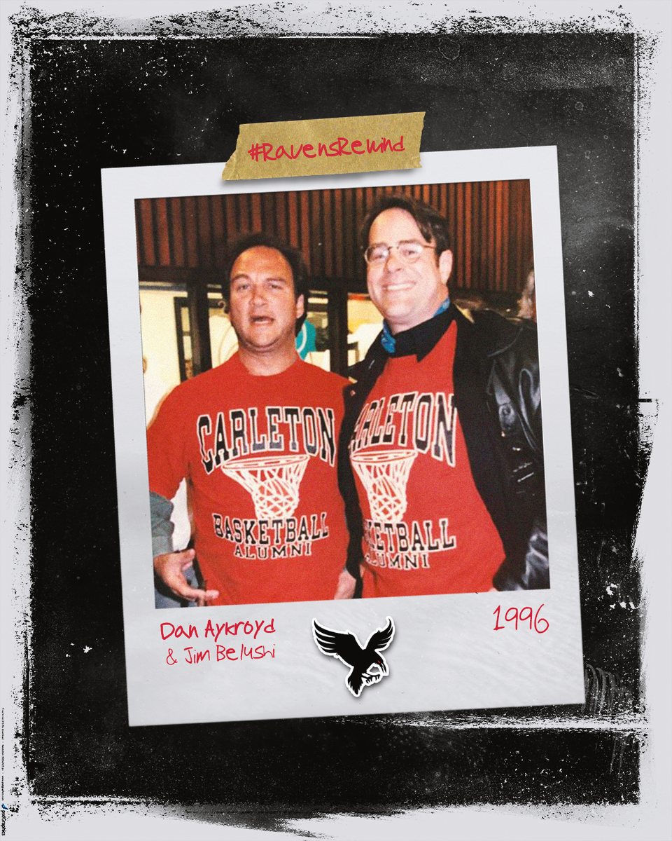 CURavens's tweet photo. Dan Aykroyd & Jim Belushi at the 1996 Ravens Basketball alumni game #RavensRewind #TBT
Aykroyd received an Honorary Degree from Carleton U where he brought along his posse, including Jim Belushi. Ravens Head Coach, Pat O'Brien, arranged for them to later attend the alumni game. https://t.co/RgUTebPrC4