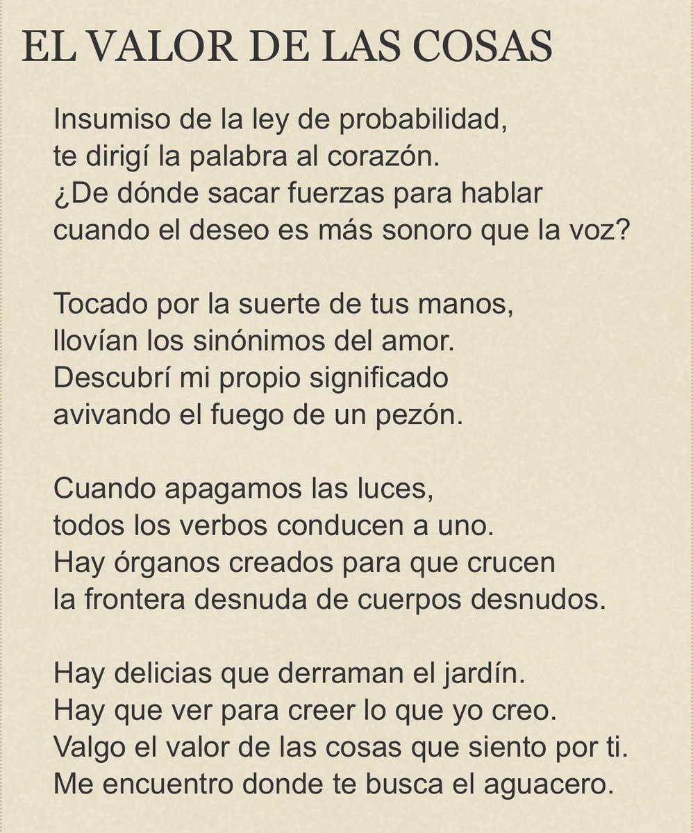 Trecepciones On Twitter El Valor De Las Cosas
