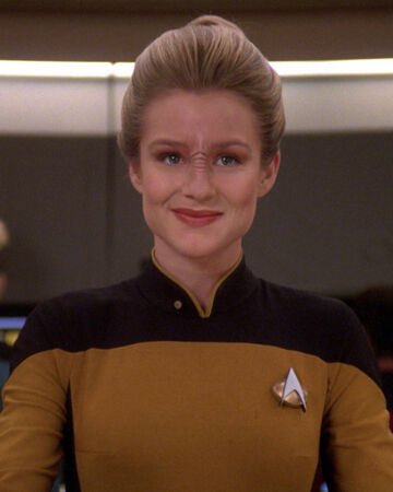 JeanLuc_Picard's tweet photo. Ensign Sito Jaxa. She was the finest example of a Starfleet officer, and a young woman of remarkable courage and strength of character. 
#LowerDecks https://t.co/Sd6rCNniAj
