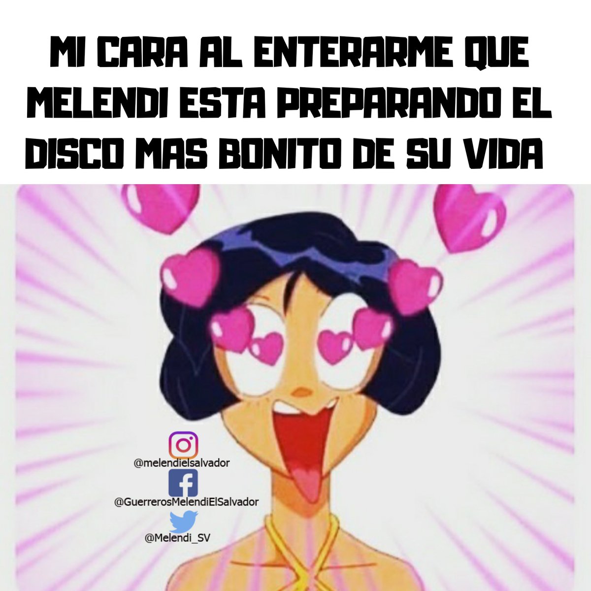 Melendi_SV's tweet photo. ¿El más bonito? Pero si todos los anteriores son preciosos 😍😍😍
Esperando desde ya para escucharlo ❤ @MelendiOficial
.
.
#Melendi #MemesMelendi #Meme #Milindri #NuevoDisco #GuerrerosMelendiSV https://t.co/uGuN7OoBxA