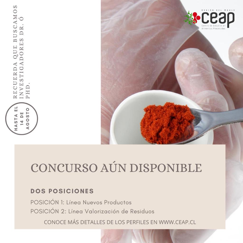 CeapMaule's tweet photo. Aún quedan algunos días para que puedas postular. Visita nuestra web, solicita los antecedentes  y conoce más detalles del perfil que buscamos https://t.co/Bn3H3bzZ5k