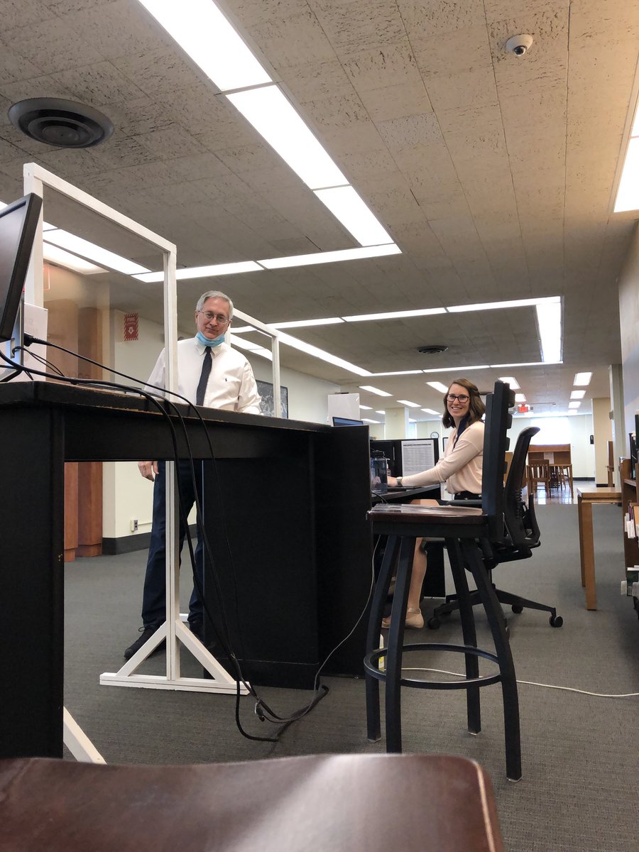 BerryDriver's tweet photo. August 6, first day @SBTSLibrary open for business in preparation for Fall 2020 semester @SBTS https://t.co/XgNsGyrhxJ
