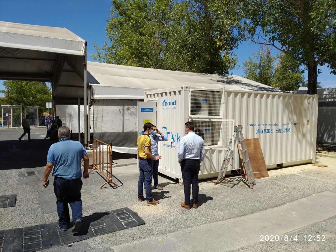 Biomundo_chile's tweet photo. #CTarK Equipo de Tomografía Computarizada Móvil, Instala Diferentes Equipos en el Mundo, contribuyendo en el diagnostico de COVID-19 evitando así su propagación.
Fácil de instalar, cabinas plomadas, separación funcionario/paciente, evitando contaminación cruzada. https://t.co/vcpzZGEghx