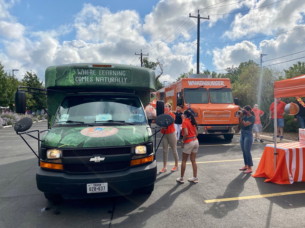 SanAntonioZoo's tweet photo. Thank you ⁦@Whataburger⁩!  

Sincerely,
Will Smith Zoo School teachers!
#whataburger #sazooschool https://t.co/CTZwBpZNP0