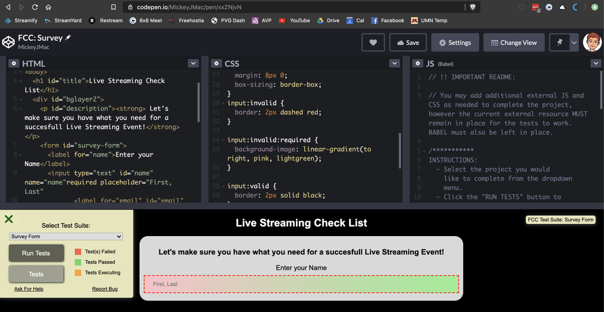 mickeyjmac's tweet photo. Day ONE! #100DaysOfCode #WomenWhoCode #never2old2learn https://t.co/r3IdPSxIHt