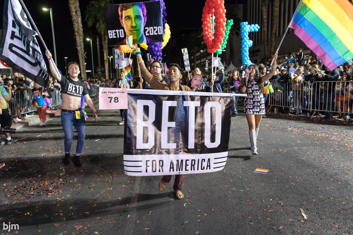 Bouncing all over the country- she returned to Las Vegas for Pride.