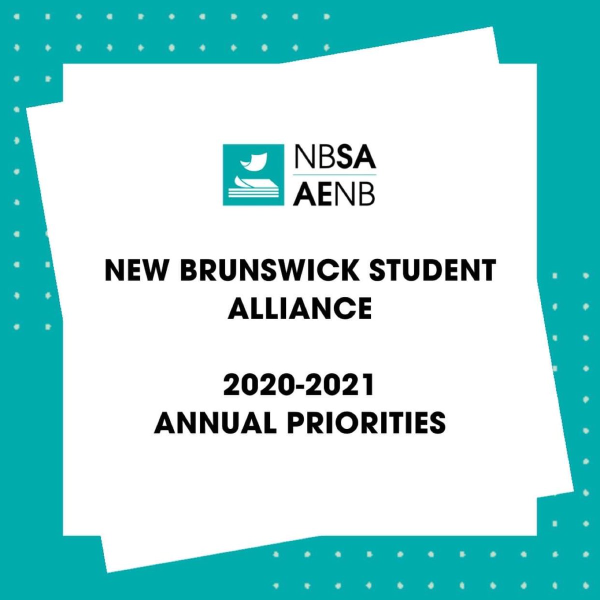 STU_SU's tweet photo. Last month, the NBSA Board met during our annual Policy &amp; Strategy Conference where we narrowed down our focus for the upcoming year. 

Interested in what the NBSA will be working on this year? Swipe through to check out our priorities! https://t.co/lkJIKQ9jzr