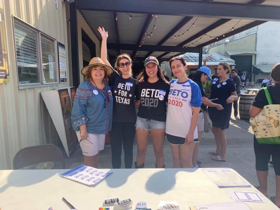 From Texas to Iowa she went. Powering her way through crowds and chanting for change.