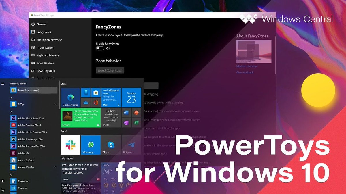 wifimyhomesa's tweet photo. Video tutorial: We take a look at all the features available in PowerToys https://t.co/jhVBPRDZU4

Tx @windowscentral
#powertoys #windows10 #windowspowertoys #microsoft #windowstutorial #geekout #comuptorhowto #windowshowto #randburg #fourways #sandton #bryanston #johannesburg https://t.co/za1NZ2ByL7