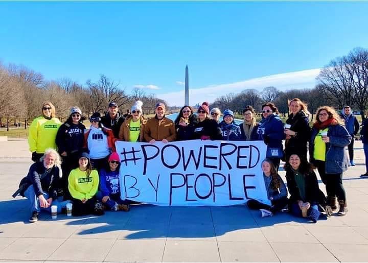 She joined The Beto Fam at the Women’s March