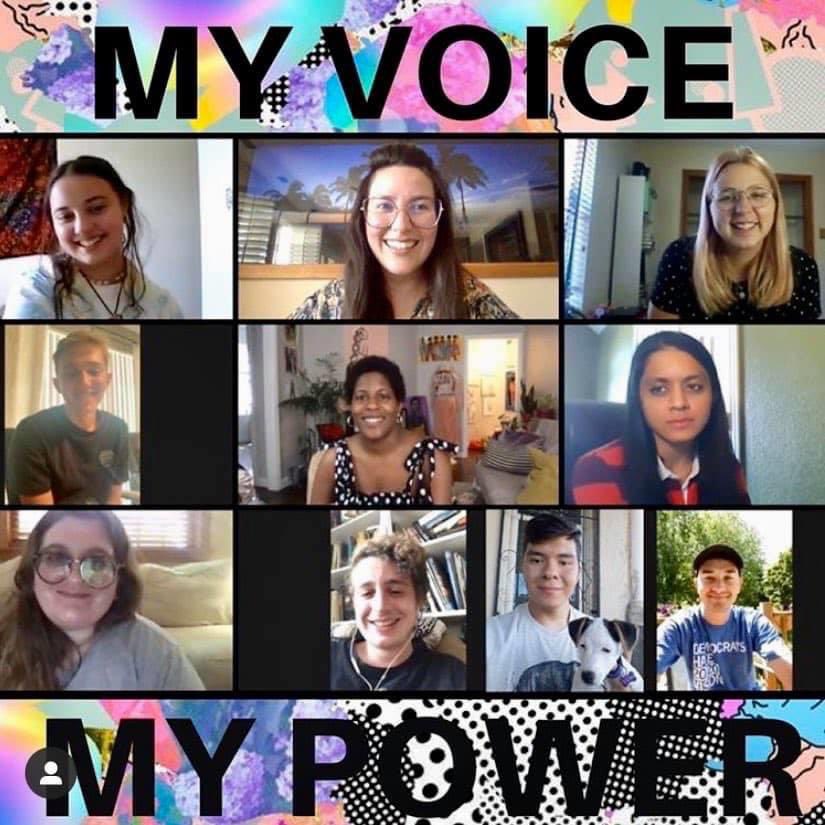 She then created  @myvoice_mypower to get the younger generation involved in democracy.