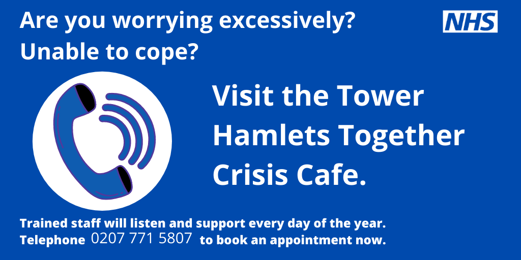 NHS_ELFT's tweet photo. @NHS_ELFT &amp; @Hestia1970 talk over your worries with an expert &amp; a cuppa @the #TogetherCafe #TowerHamlets. Trained professionals will listen. @TH2GETHER @TowerHamletsCCG @HWTowerhamlets @THCEPN @HWTowerhamlets @MindITHN https://t.co/ExxcZHyOt3