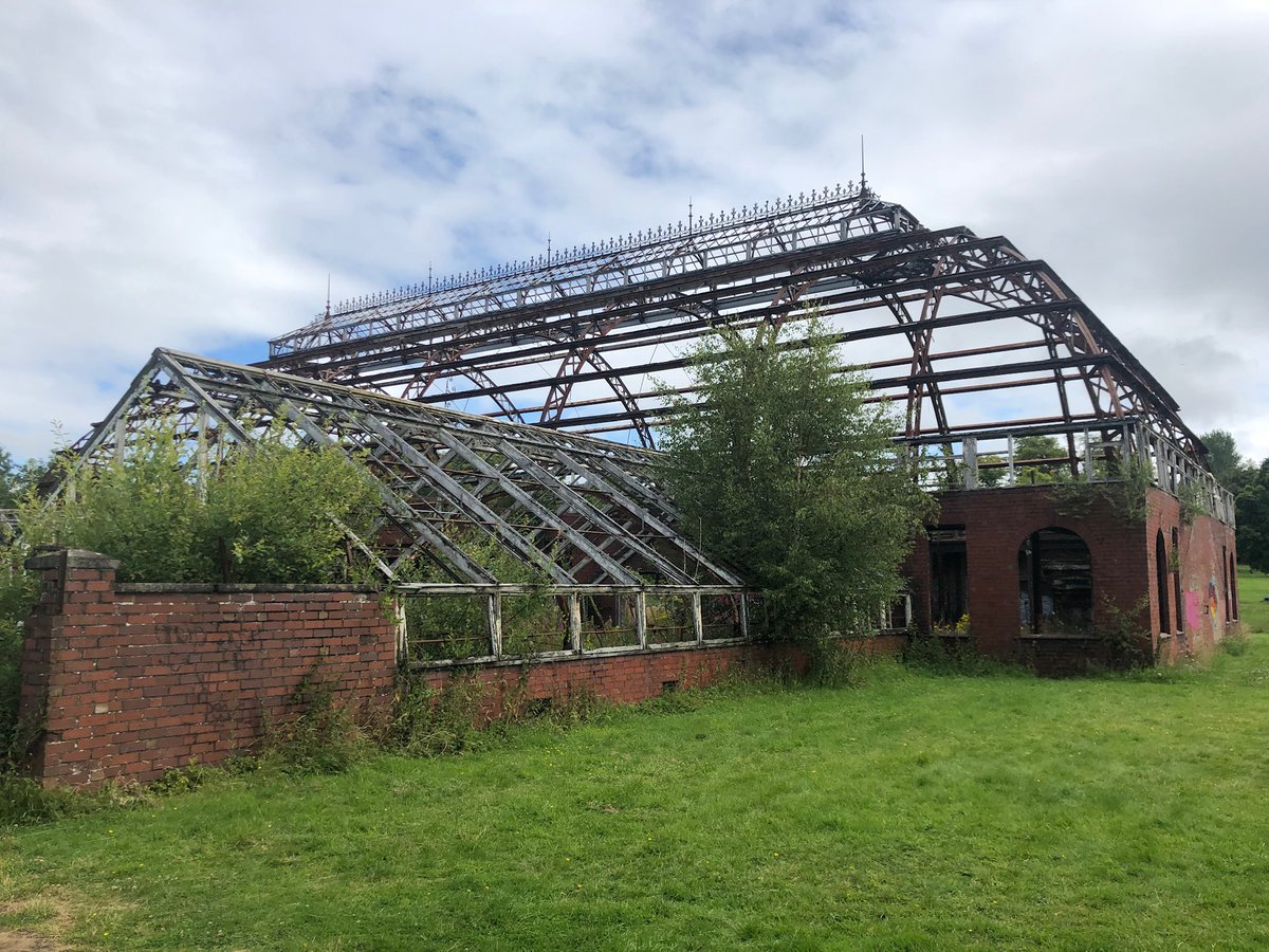The Winter Gardens were much loved for their displays of plants and for the concerts held there. The Gardens are Category A-Listed, but have remained derelict for some time due to structural problems.  @SpringburnWG are working to restore the glasshouse.