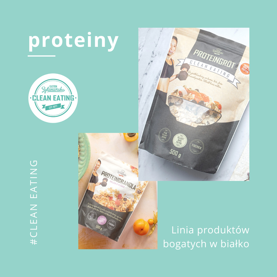 cleaneatingpl's tweet photo. Linia produktów #CleanEating z dodatkiem białka to unikalna propozycja na polskim rynku: to pożywna #owsianka, energetyczne #pieczywo chrupkie oraz #mieszanka do wypieku pysznego #chleba, a także proteinowa granola - na przekąskę lub dodatek do śniadania #Clean_Eating #smacznego https://t.co/DVH4DW0fed
