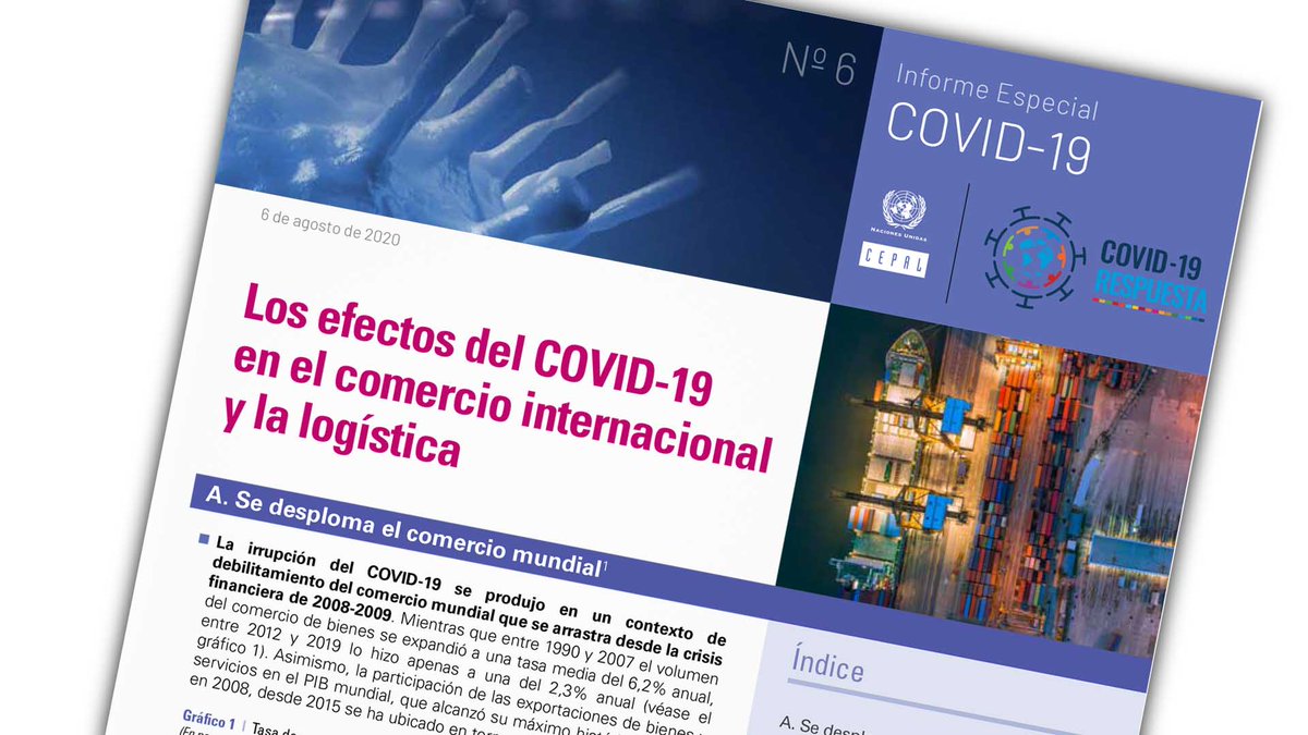 cepal_onu's tweet photo. Comercio internacional de #ALC caerá 23% en 2020 debido a efectos de la pandemia. #CEPAL presentó hoy informe sobre efectos del #COVID19 en el comercio internacional y la logística de la región. Lee más y sigue en vivo la presentación de @aliciabarcena en https://t.co/GvhdfvhsLK. https://t.co/3HQFox8RS6