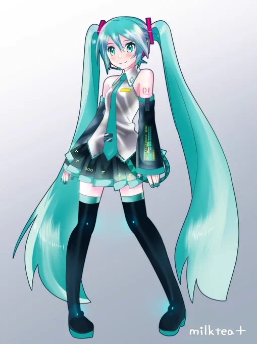 初音ミクさん。 
