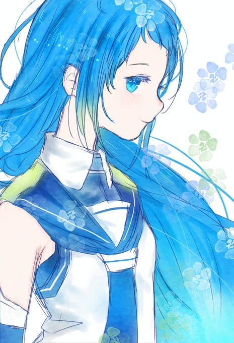 過去の絵ちょっとリメイク。
艦これ 五月雨 